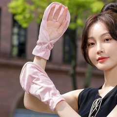 Bao tay chóng nắng mở ngón ice silk