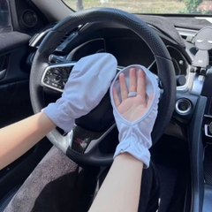 Bao tay chóng nắng mở ngón ice silk