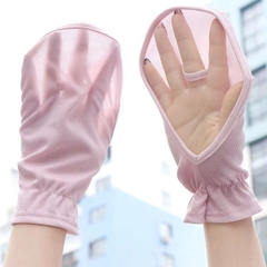 Bao tay chóng nắng mở ngón ice silk