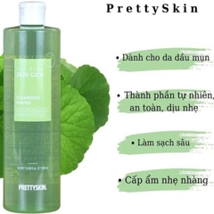 Nước Tẩy Trang Rau Má  PrettySkin The Pure Jeju Cica Cleansing Water 500ml