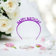 Bờm tóc hình chữ Happy birthday