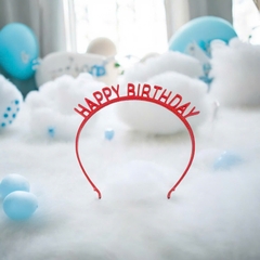 Bờm tóc hình chữ Happy birthday