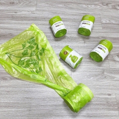 Cuộn 50 túi rác ngải cứu đuổi côn trùng 45x45cm