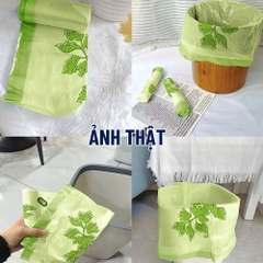 Cuộn 50 túi rác ngải cứu đuổi côn trùng 45x45cm
