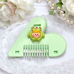 Lược Cắt Tỉa Tóc Chẻ Ngọn/Tóc Mái Hình Trái Tim gắn charm