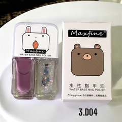 Combo 2 sơn móng tay MAXFINE 2in1 có thể lột