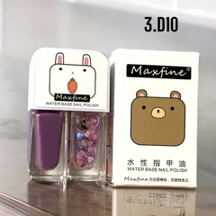 Combo 2 sơn móng tay MAXFINE 2in1 có thể lột