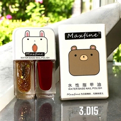 Combo 2 sơn móng tay MAXFINE 2in1 có thể lột