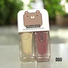 Combo 2 sơn móng tay MAXFINE 2in1 có thể lột