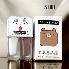 Combo 2 sơn móng tay MAXFINE 2in1 có thể lột