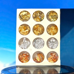 Nhũ giấy vàng bạc set 12 ô