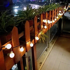 Dây đèn led nhảy dây tròn bọt nước