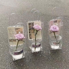 Túi đựng bình nước trong suốt  25x10x10cm