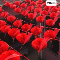 Lồng đèn tổ ong trang trí Tết size 20cm