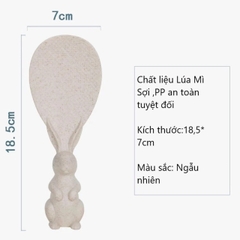 SB1. Muỗng Xới Cơm Không Dính Hình Thỏ