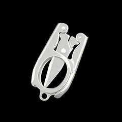 Kéo gấp inox, kéo du lịch nhỏ, kéo cắt móng tay 8cm (gấp 4cm)