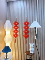 Bịch Cặp Dải Treo Tết Câu Đối Hình Quạt 2025 (100->110cm)