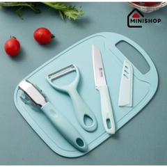 Bộ dao thớt 4 chi tiết Asakh SK5