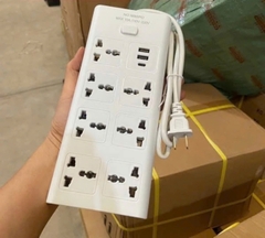 CT4. Ổ Cắm Điện Trắng 21 Lỗ 2 Cổng Usb 1Type C