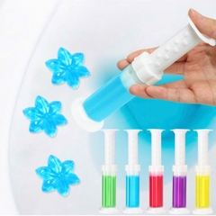 Gel khử mùi diệt khuẩn bồn cầu dạng thạch hình hoa