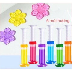 Gel khử mùi diệt khuẩn bồn cầu dạng thạch hình hoa