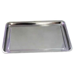 Khay inox hình chữ nhật cao cấp 50x35x4cm