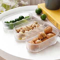 Thố mứt thuỷ tinh bầu dục siêu sangg 17x5x7,5cm
