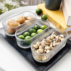 Thố mứt thuỷ tinh bầu dục siêu sangg 17x5x7,5cm