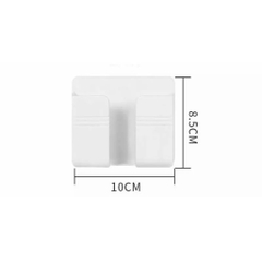Sét 2 Kệ Dán Tường Giá Đỡ Sạc Điện Thoại, Điều Khiển 10x8,5cm