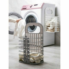 Giỏ treo quần áo treo đồ đa năng gấp gọn tiện lợi 47x28x17 cm