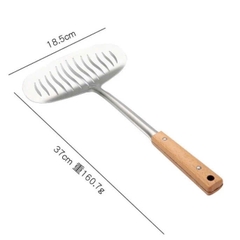 Sạn lật đồ ăn dài 36cm (phần rãnh lật cá: 19x9cm)