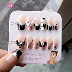 Set 24 móng đính đá kiểu keo