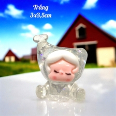 Charm Kim Tuyến Nàng Tiiên C.á Trong Suốt Dễ Thương 3x3,5cm