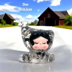 Charm Kim Tuyến Nàng Tiiên C.á Trong Suốt Dễ Thương 3x3,5cm