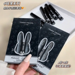 16.3 Set 3 son kem thỏ đen MAGIC CASA Dark Rabbit Lip Clay