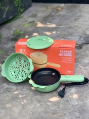 CT2. Chảo điện 2 tầng mini Egg Cooker 18cm