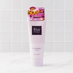 B7.1 Sữa rửa mặt  On the body Rice therapy Rice Bran Scrub  Foam Cleanser 150ml