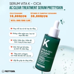 Tinh Chất PrettySkin Vita K-Cica AC Clear Treatment Serum 50ml