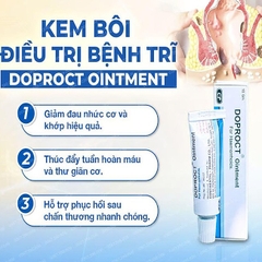 14.10 [TL]Kem Bôi Trị Trĩ DOPROCT OINTMEN 10g