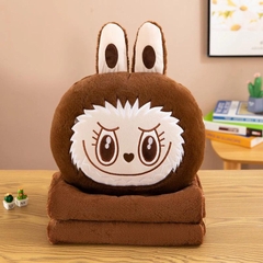 Thú Nhồi Bông Kèm Chăn Kuromi và Labubu