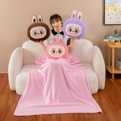 Thú Nhồi Bông Kèm Chăn Kuromi và Labubu
