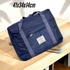 Túi xách du lịch cỡ trung màu xanh 41x34x14cm