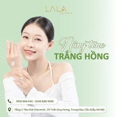 [ TẶNG KÈM QUÀ] Kem chống nắng phổ rộng LALA BRIGHTENING UV SUNSCREEN SPF50 PA++++ 50ML, nâng tông sáng hồng tự nhiên