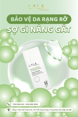 [ TẶNG KÈM QUÀ] Kem chống nắng phổ rộng LALA BRIGHTENING UV SUNSCREEN SPF50 PA++++ 50ML, nâng tông sáng hồng tự nhiên