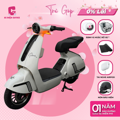 Xe Điện V3 946 Vespa Dior Full VAT Đăng Kiểm - Có Bàn Đạp 240W