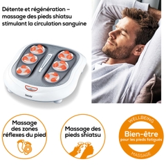 FM60_Beurer, Máy massage chân, máy mát xa chân điểm huyệt, chức năng làm nóng + rung