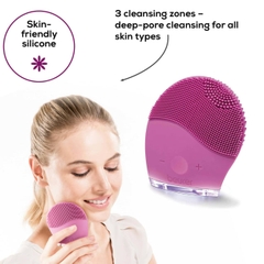 FC49_Beurer, Máy rửa mặt, massage 15 cường độ nhẹ nhàng, chất liệu silicon mềm mại