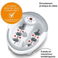 FB50_Beurer Bồn ngâm chân, máy massage chân hồng ngoại có chế độ rung, sủi + màn hình LED