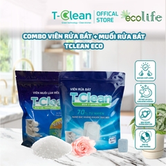 Combo 2 Sản phẩm (30 Viên - Muối) T-Clean – Giải Pháp Tối Ưu Cho Máy Rửa Bát