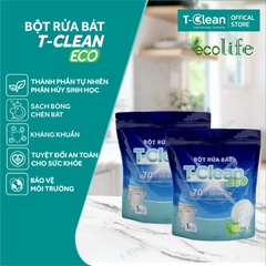 Bột rửa bát (túi 1kg) 70% tự nhiên, Nano Bạc kháng khuẩn, khử mùi,  sử dụng công nghệ nano, công nghệ enzyme sinh học -  Hiệu Quả Vượt Trội, AN TOÀN TUYỆT ĐỐI cho sức khoẻ người sử dụng.